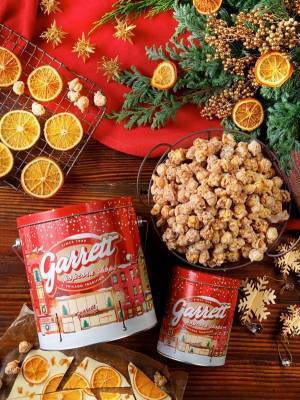 ギャレット ポップコーンからクリスマス限定「ホワイト オランジェット キャラメルクリスプ」