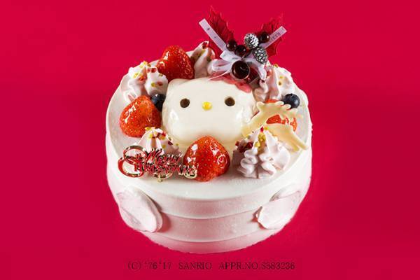 モンシェールのクリスマスケーキ、サンタがのった「堂島ロール」やハローキティ＆トナカイのケーキ