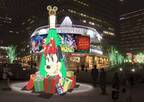 ディズニーミッキー＆ミニーの「光るクリスマスツリー」がJR有楽町駅前広場に