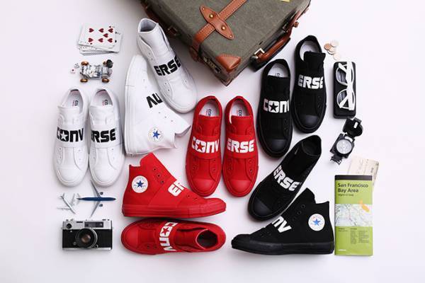 コンバースからスリッポン仕様のオールスター、アッパーにロゴ入りゴアをデザイン