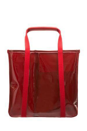 チャコリ「真っ赤なクリアバッグ」ドーバー銀座で限定発売、中身が見えるユニークなデザイン