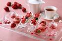 プリンセスをイメージした苺「あまおう」のデザートセット、リーガロイヤルホテル京都で