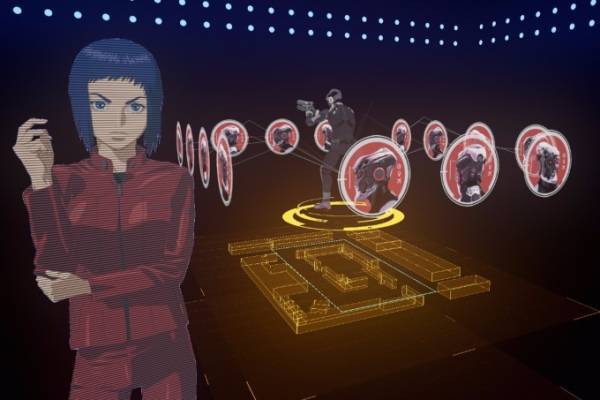 チームで対戦「攻殻機動隊」VRサバイバルゲーム、近未来の銃撃戦を全身で体感