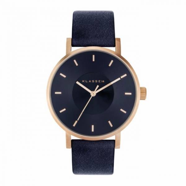 クラス14「チックタック」限定ウォッチ、シンプルな文字盤にレザーやローズゴールドのベルト