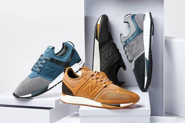 ニューバランスの新スニーカー「247」から新色、レザー＆ヌバックのアッパーで高級感ある一足