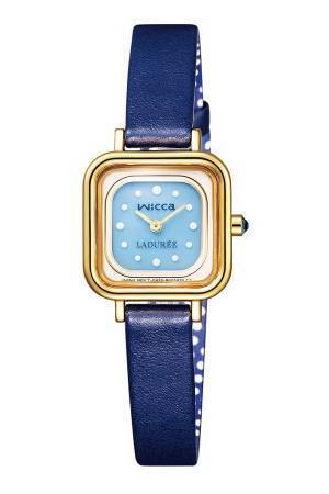 スクレ・ラデュレ×シチズンのウィッカ、フェミニンな腕時計 - マカロンカラーの文字板で