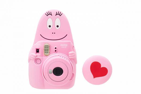 バーバパパのインスタントカメラ“チェキ”発売 - カメラをギュッと抱きしめたようなカバー付