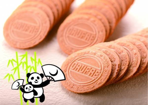 上野風月堂より「シャンシャン」公開記念、親子パンダのプティゴーフルが登場