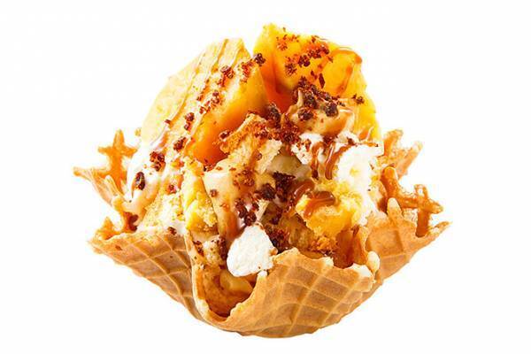 コールドストーン"安納いも"のアイス3種 - カラメルプリンやアップルパイと組み合わせ