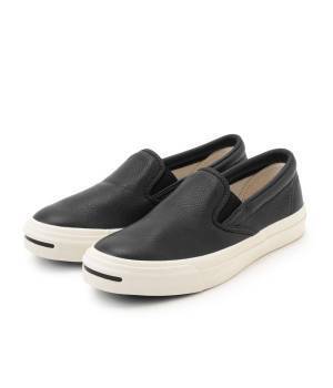 コンバース「ジャックパーセル」のスリッポン、ビオトープ別注第3弾はブラックのスムースレザー