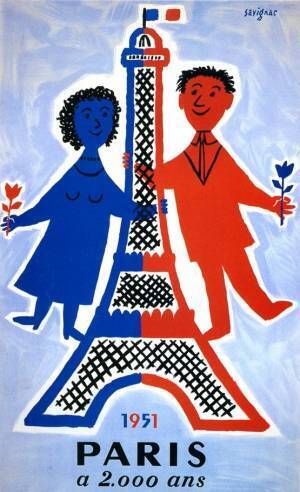 「ユーモア・ド・パリ」展が渋谷・Bunkamuraで - サヴィニャックら4人のフランス人作家に焦点