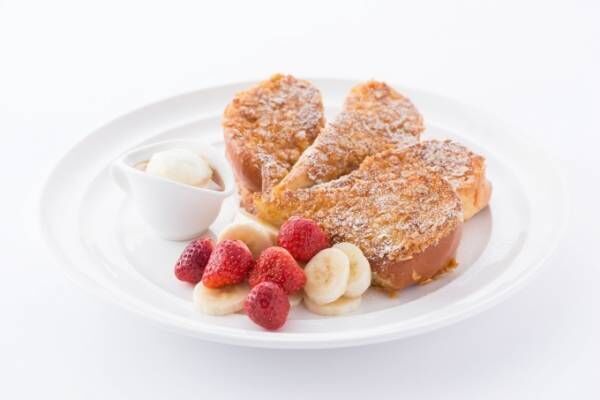 サラベス「サンシャイン フレンチトースト」新宿＆品川店で発売 -アメリカを代表する朝食4種を一皿で