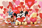 ディズニーストアのバレンタイン限定ぬいぐるみ、甘いチョコ香りがするミッキーやミニー