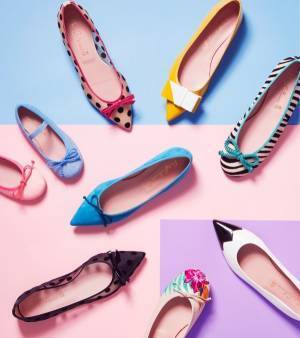 プリティ・バレリーナがオリヴィア・パレルモとコラボ、花刺繍のシューズが18年春夏から