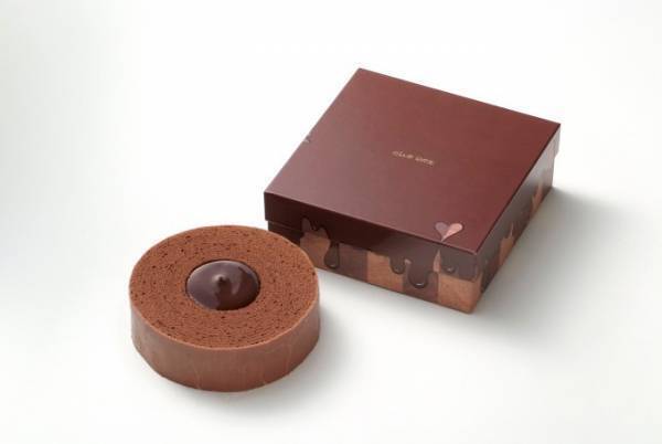 クラブハリエの「チョコバーム」、温めると中央のチョコが溶け出すバームクーヘン