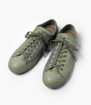 エンジニアド ガーメンツ×コンバース×ビームス、3つの素材からなるオリーブのオールスター