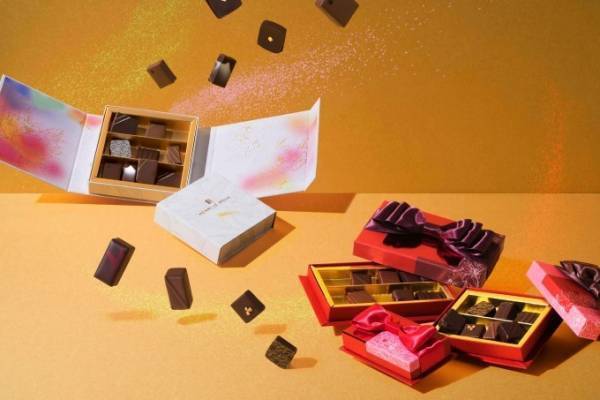 アンリ・ルルーのバレンタイン - ピスタチオや紅茶香る新作チョコ&京友禅の限定コフレ