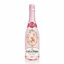 仏スパークリングワイン「カフェ・ド・パリ」日本限定のサクランボ風味、桜＆蝶の華やかなボトル