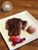 「ビストロ ファヴォリ 代官山」マルゥとコラボした“ショコラフレンチトースト”バレンタイン限定で