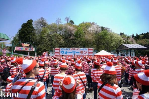 ウォーリーになって楽しむ「ウォーリーラン」が三井アウトレットパーク 滋賀竜王にて開催