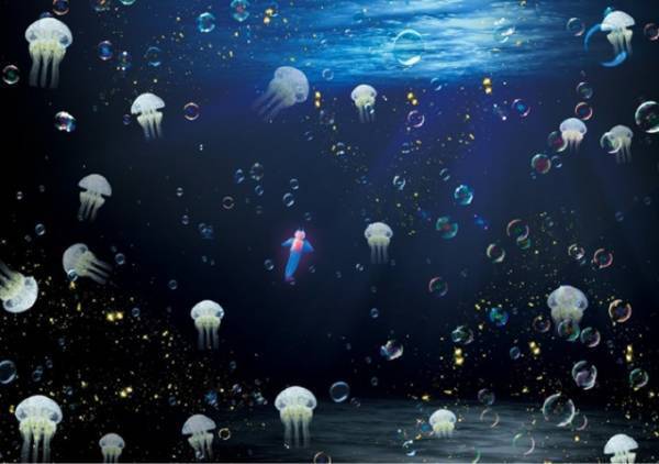 仙台うみの杜水族館のバレンタイン＆ホワイトデー、デジタル技術による幻想的なクリオネ展示など