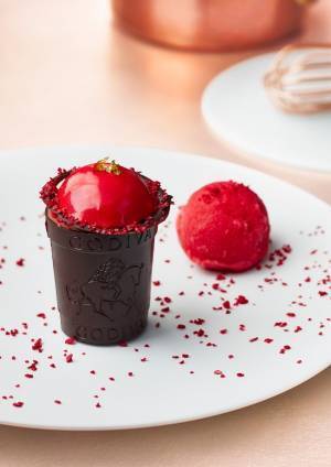 「アトリエ ドゥ ゴディバ」バレンタイン限定スイーツ - チョコ×ラズベリームースやイチゴタルト