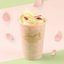 リンツの“桜”香る春限定ドリンク - ホワイトチョコベースにチェリーや桜の葉パウダー