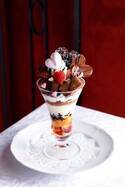 資生堂パーラー「バレンタインパフェ」銀座本店で - 仏産のチョコレートを使ったソルベやブラウニー
