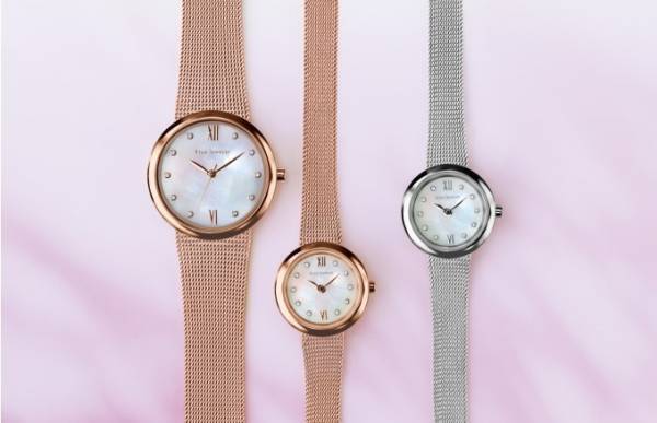 スタージュエリーの春限定ウォッチ - ピンクゴールドのメッシュベルトでジュエリー感覚