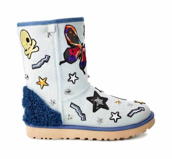 UGGの限定コレクション「ファッションベイビー」アイコンブーツにカラフルファー＆ワッペンをデザイン