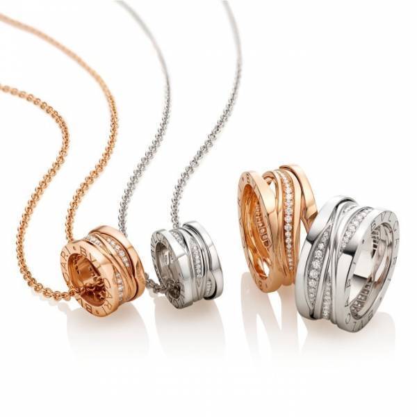 ブルガリのアイコンジュエリー「ビー・ゼロワン」から新作、幾何学的な曲線に大小のダイヤモンド