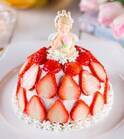 モンシェールの苺スイーツ、“ストロベリードレス”を纏ったプリンセスケーキ＆ベリー仕様の堂島ロール
