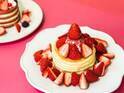 J.S. パンケーキカフェの“苺スイーツ”、苺パンケーキやあまおうパフェ - 先行試食会＆ブッフェも