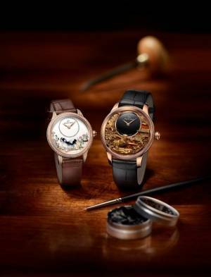 スイス高級時計「ジャケ・ドロー」から“犬”をモチーフにした限定ウォッチ