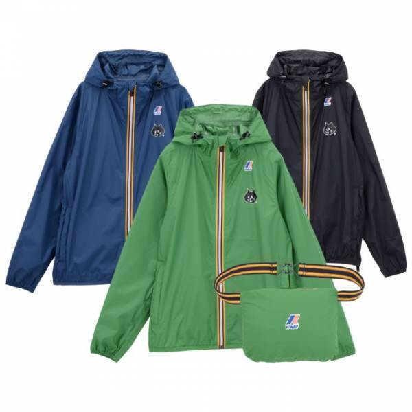 ネ・ネット「にゃー」×ケーウェイのレインジャケット - 防水&簡単に持ち運べるパッカブル仕様