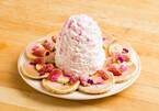 エッグスンシングス原宿店限定「桜とフレッシュフルーツのエワルパンケーキ」桜香るホイップクリーム
