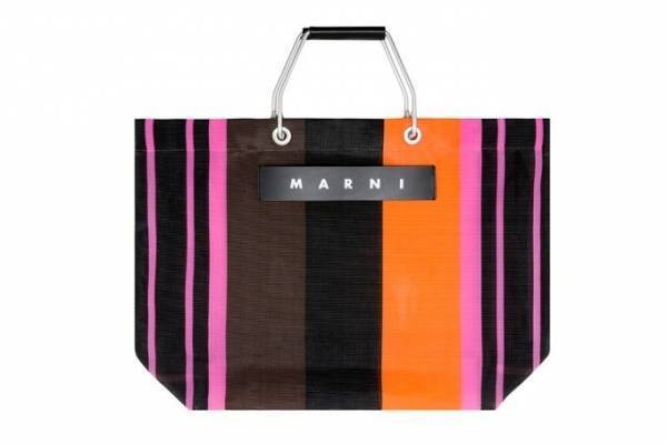 マルニのストライプバッグに新色、カラフルな人形や陶器も - 伊勢丹新宿店の限定ストアで