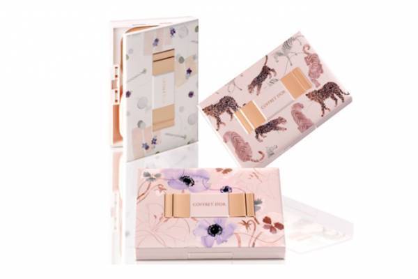 カネボウ「コフレドール」から限定ファンデーションケース、「幸運」をキーワードに花やスイーツをデザイン