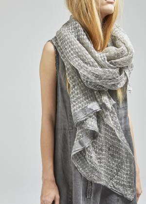 パドカレ、ルーブル美術館 ランス別館と初コラボ - 絹やカシミアに炭染めしたストールなど7型