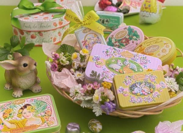 伊チョコ カファレル、“1輪のバラ”をモチーフにした特別チョコやウサギ＆苺モチーフのチョコ缶