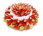 カフェコムサより春の新作スイーツ - 菱餅に見立てたひな祭りケーキ&フレッシュ苺と桜ゼリーのケーキ