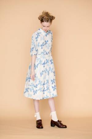 ジェーンマープル18年春の新作 - リボンが躍る爽やかなブルーのワンピースやスカート