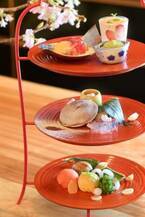 日本料理「青柳」春の限定メニュー、和のアフタヌーンティーや