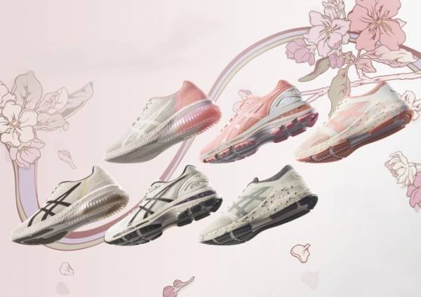 アシックスの新作シューズ「サクラコレクション」桜をイメージしたメンズ・ウィメンズモデル