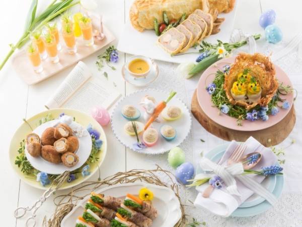 大阪USJ公式ホテル・ザ パーク フロント ホテルのイースター、たまご&うさぎモチーフのブッフェなど
