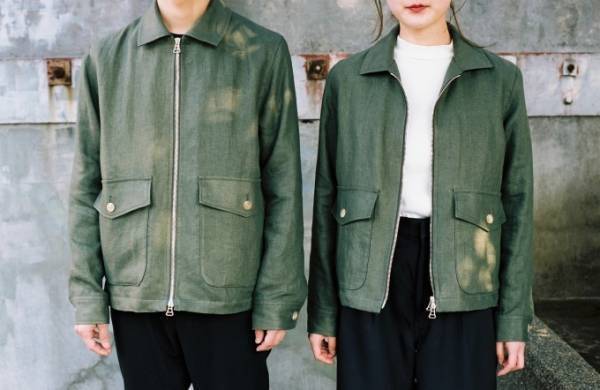 1LDK アパ－トメンツよりニュアンス別注リネンジャケット&パリ・ソロヴィエールのスニーカー