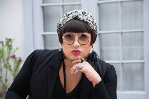 YOKO FUCHIGAMI“祝儀”モチーフ＆新聞紙を再利用した着物を「ふりふ」のイベントで発表