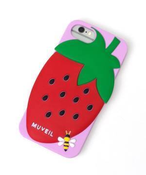 ミュベールから「イチゴ」バッグやビーチサンダル、いちごソースのスマートフォン充電器も