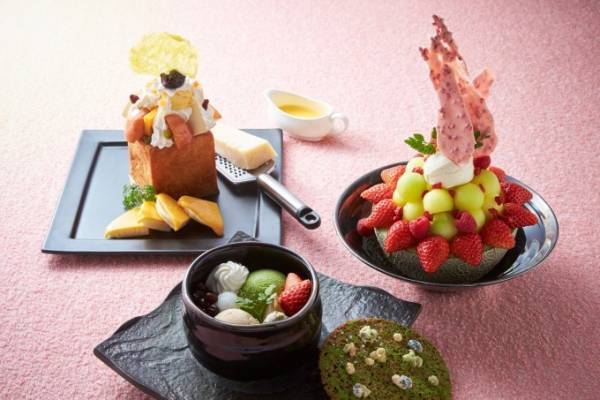 「至極のパフェWeeks」メロン1玉を使用したパフェから贅沢和風パフェまで - ホテル日航大阪で開催