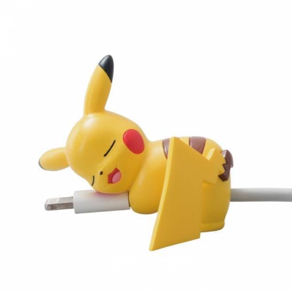 「ポケットモンスター すやすや☆オン・ザ・ケーブル」ピカチュウなど全6種、充電ケーブルを断線から保護